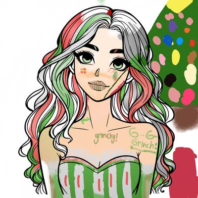 realistic and pretty girl