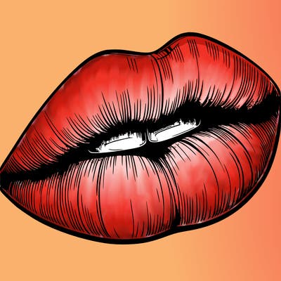 realistic lips