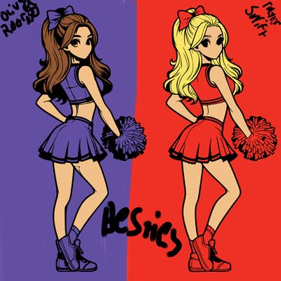 realistic cheerleader