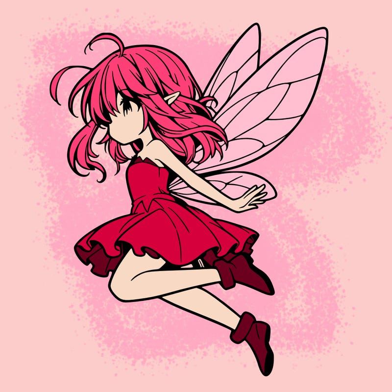 manga fairy flying