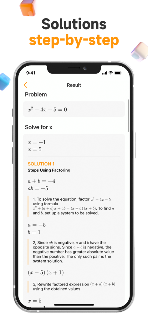 Math Solver-Take Photo & Solve - Education App | MWM