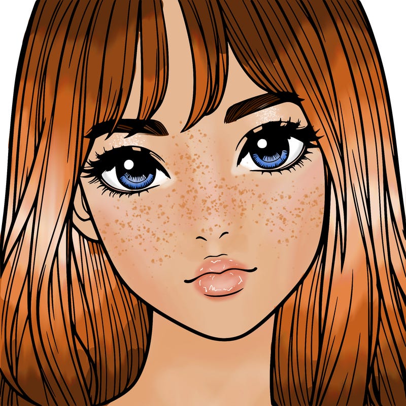 a realistic girl who is looking at you like she knows she in the screen