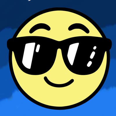 emoji with sunglasses
