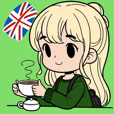 girl drinking tea