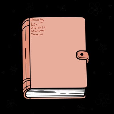 book with empty front cover