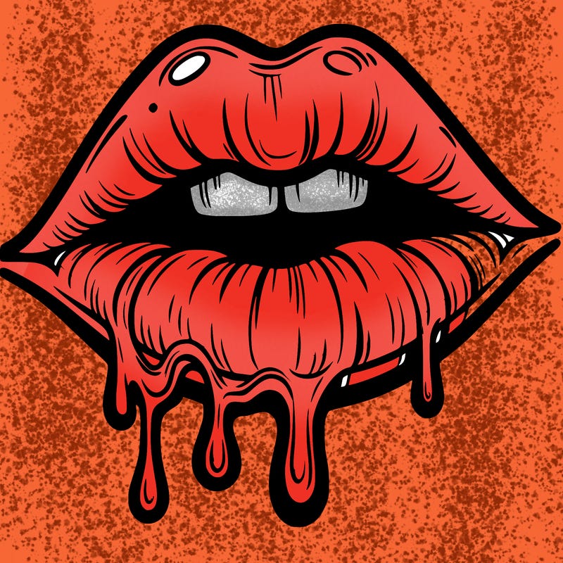lips that look realistic and drip
