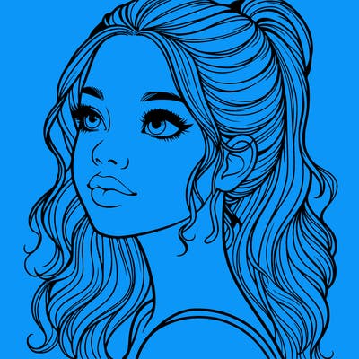 beautiful realistic girl