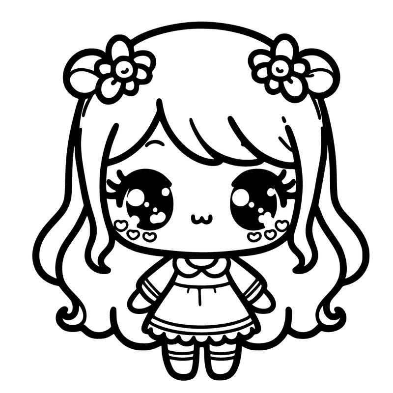 cute kawaii girl
