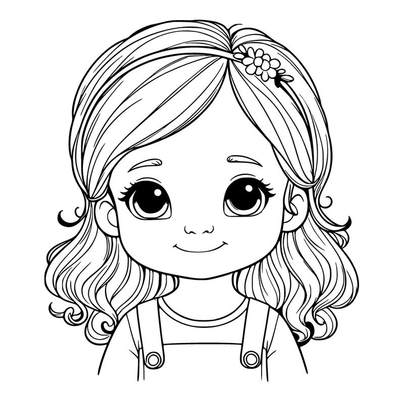 a realistic toddler girl