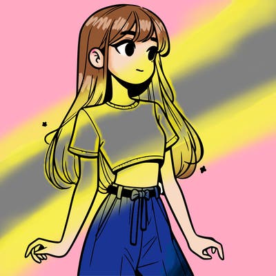 girl in a cute crop top