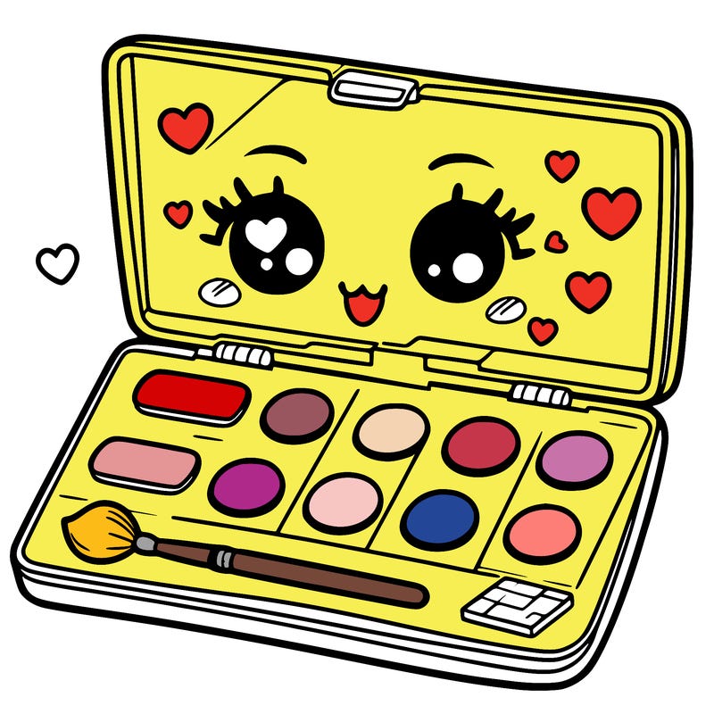 makeup pallet