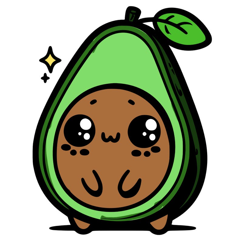 cute avocado