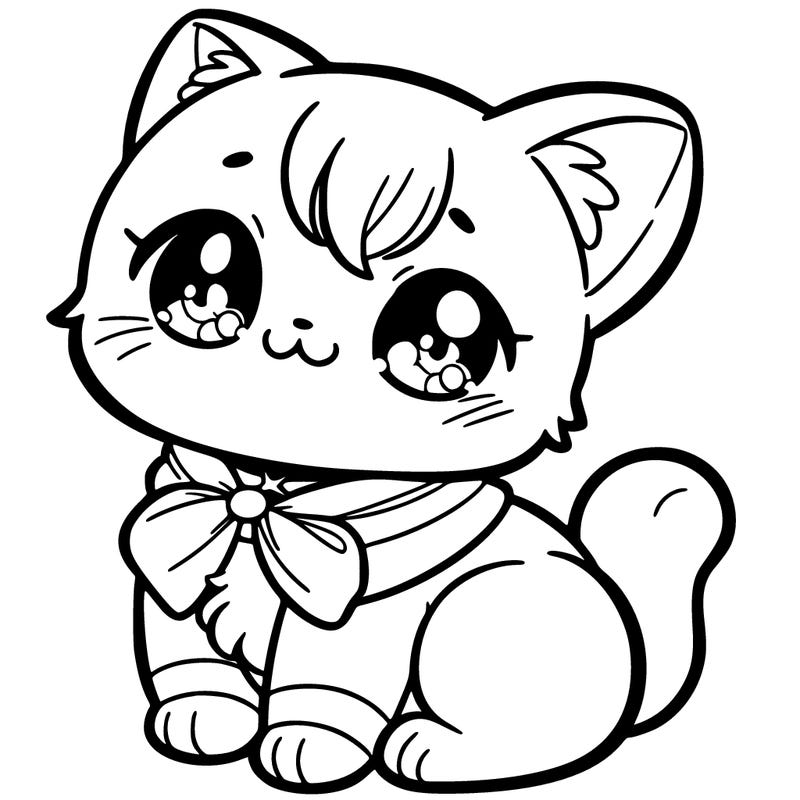 cute manga cat
