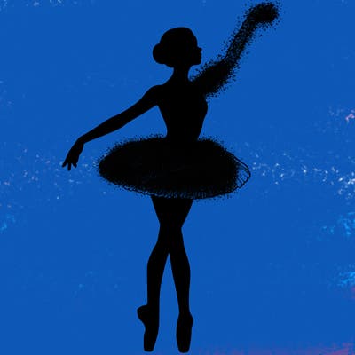 realistic ballerina