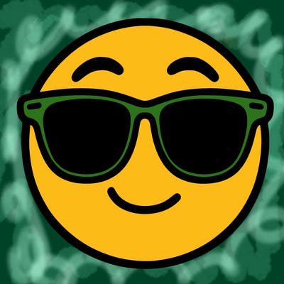 emoji with sunglasses