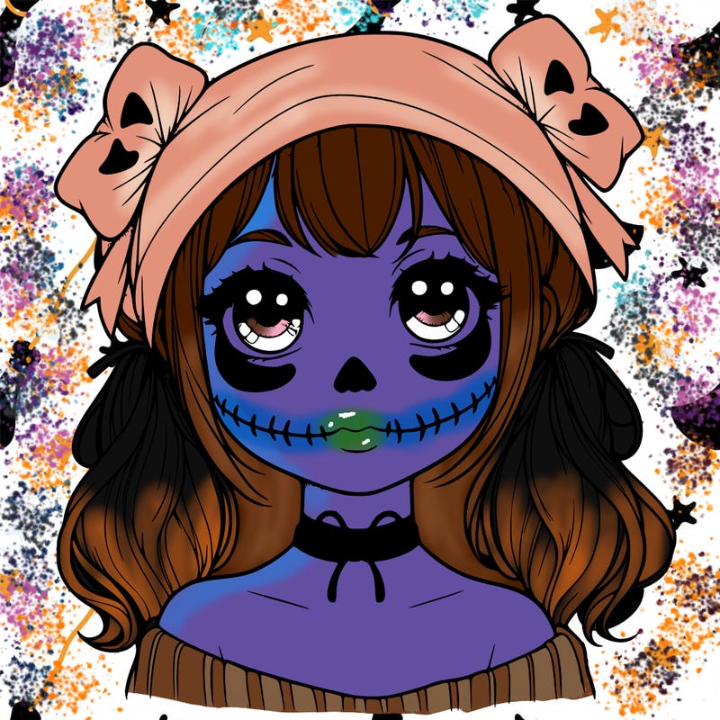 realistic girl halloween