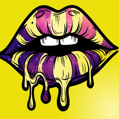 lips that look realistic and drip