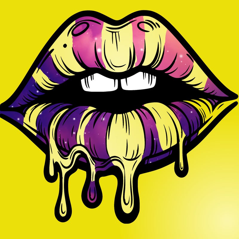 lips that look realistic and drip
