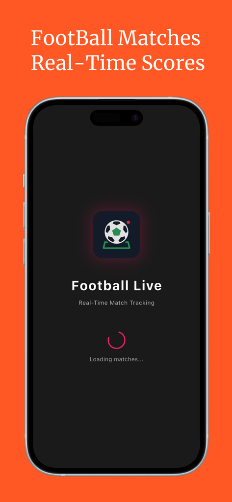 CricFy TV - Football Live TV - Pantalla de carga de la aplicación CricFy TV para obtener marcadores de fútbol en tiempo real y seguimiento de partidos en un dispositivo móvil