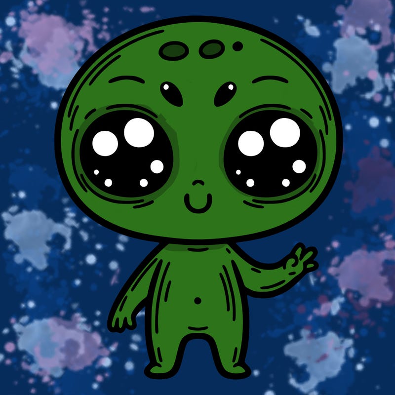 alien cute