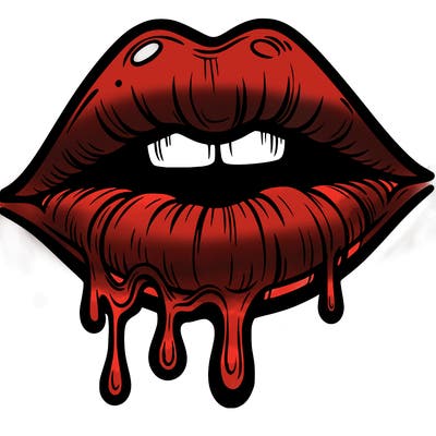 lips that look realistic and drip