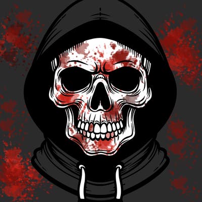 skull hoodie