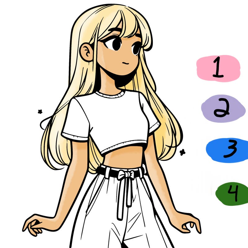 girl in a cute crop top