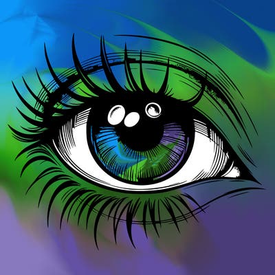 realistic eye
