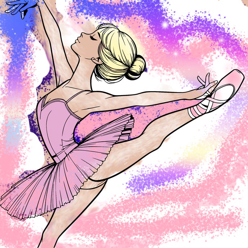 realistic ballerina