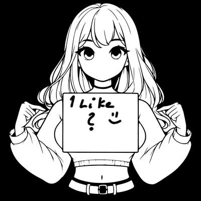 girl holding a blank sign in a long sleeve crop top