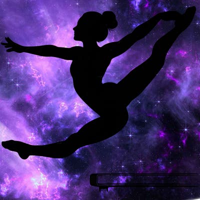 realistic professional gymnast