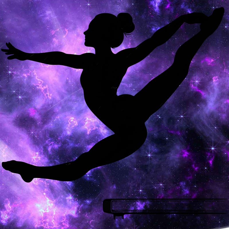 realistic professional gymnast