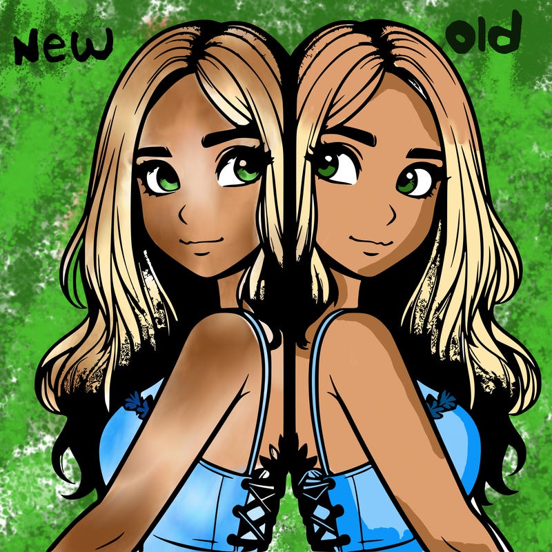 a realistic girl split