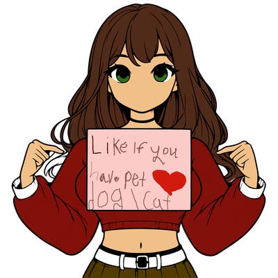 girl holding a blank sign in a long sleeve crop top