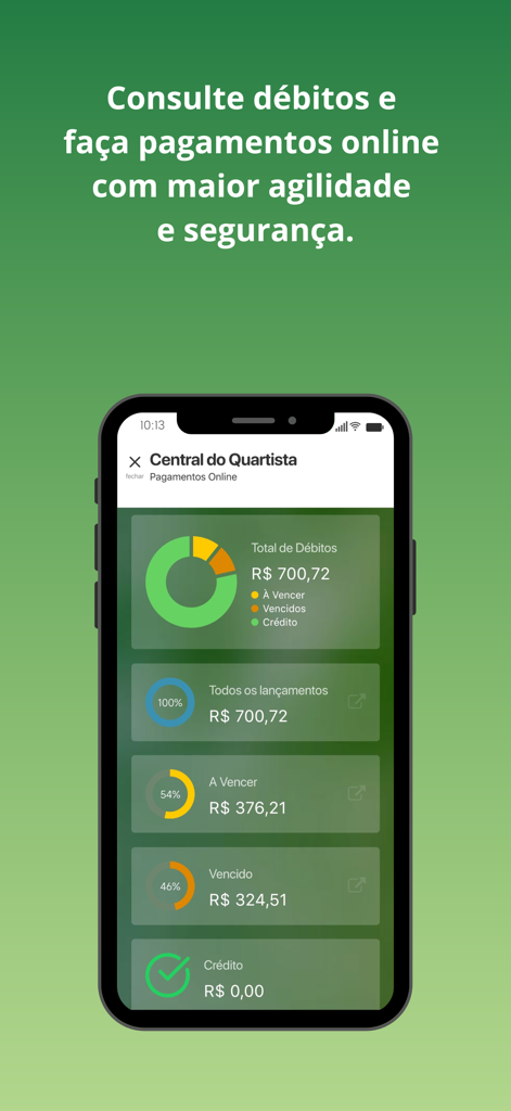 ABQM Oficial - Online payment and debt management dashboard on the ABQM Oficial app for horse breeders