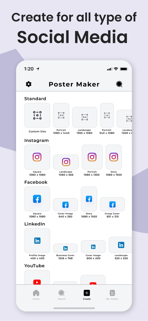 Poster Maker & Flyer Maker ۬ - Graphics & Design App | MWM