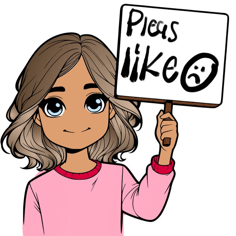 realistic girl holding up a sign