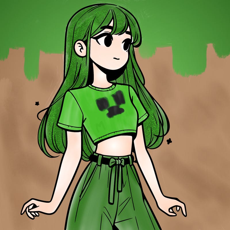 girl in a cute crop top