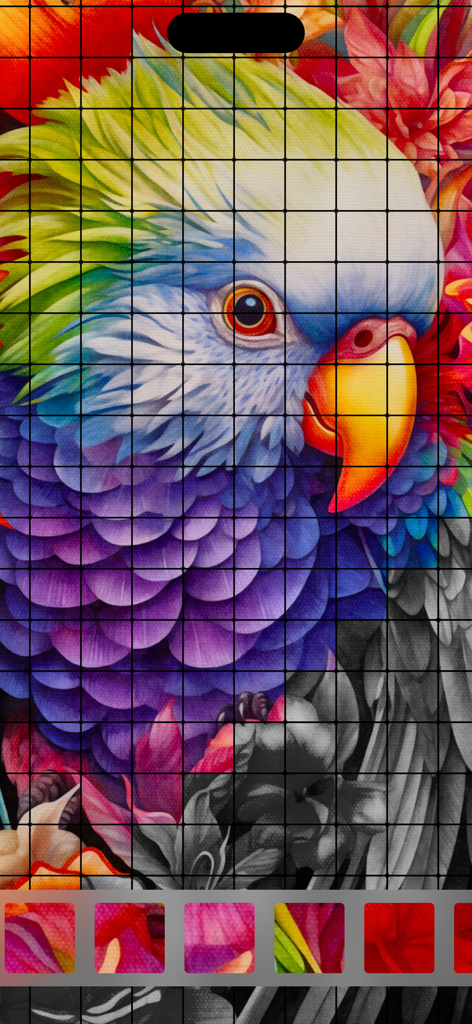 Fliese Puzzles: Tile Matching - Un colorido mosaico de loro siendo ensamblado en el juego de emparejamiento de azulejos Puzles Fliese