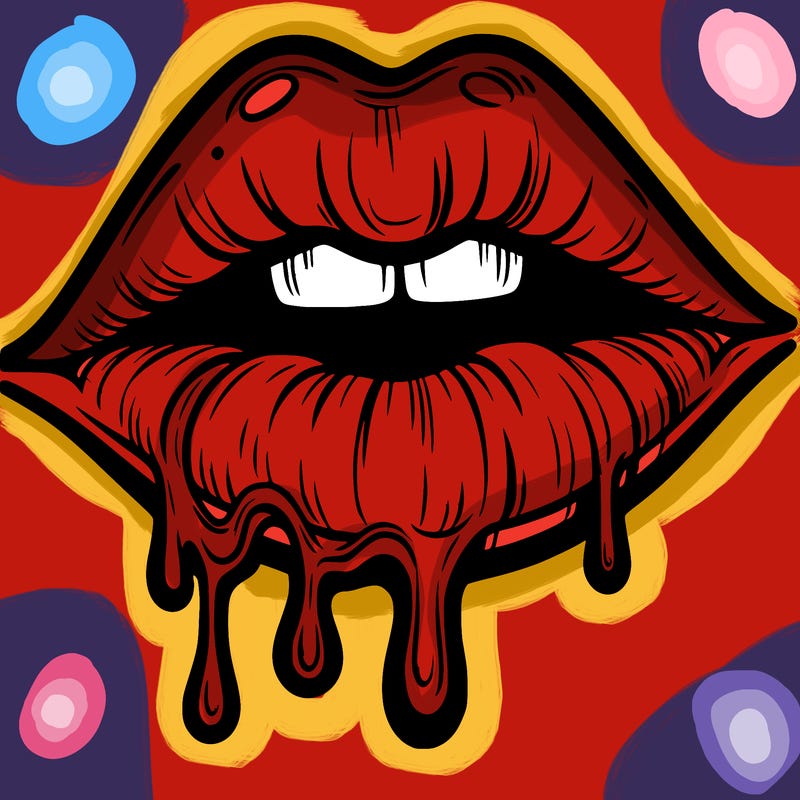 lips that look realistic and drip