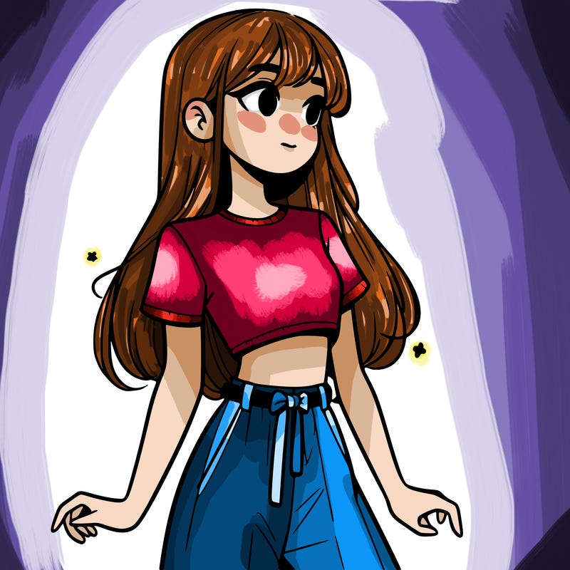 girl in a cute crop top