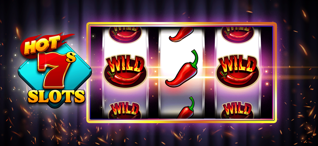 Hot 7's Casino Classic Slots - Rulli di slot machine classiche con peperoncini rossi e simboli jolly