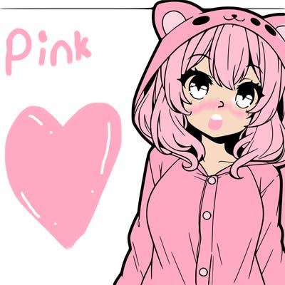 anime girl in onesie