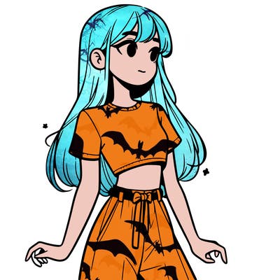 girl in a cute crop top