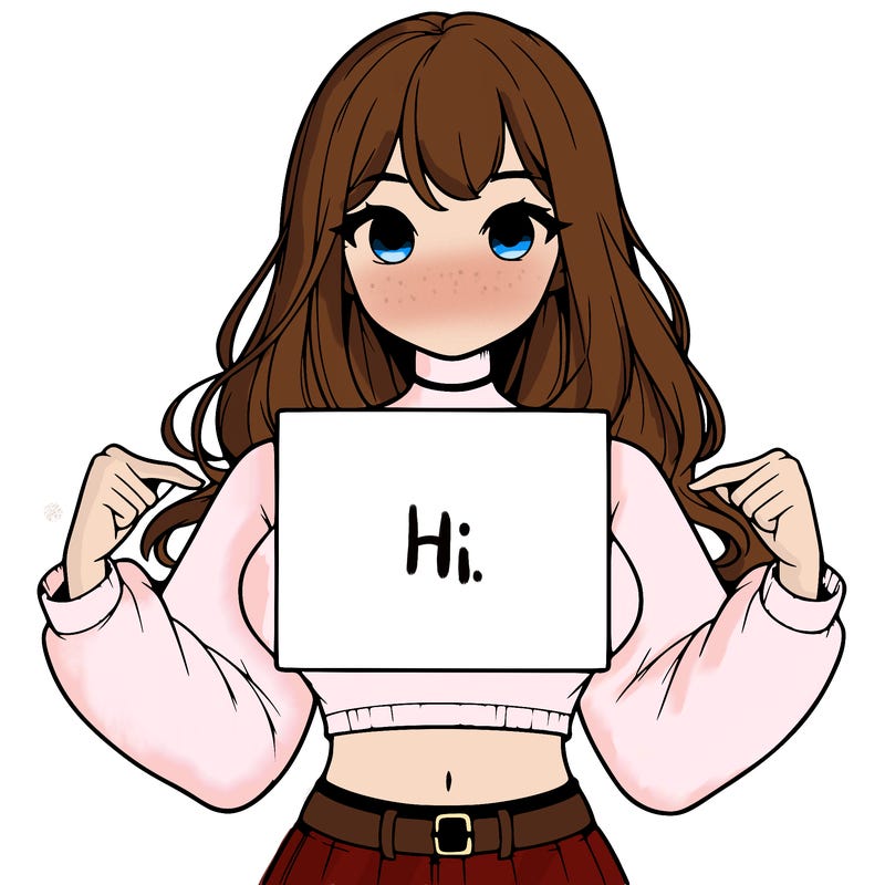 girl holding a blank sign in a long sleeve crop top