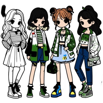 girls with fashion