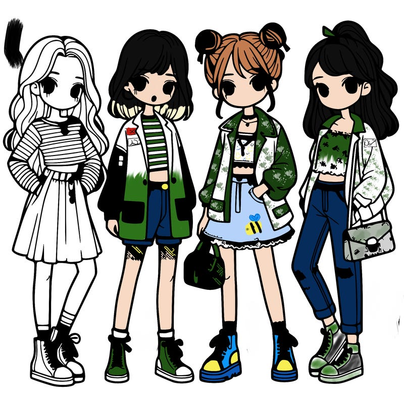 girls with fashion