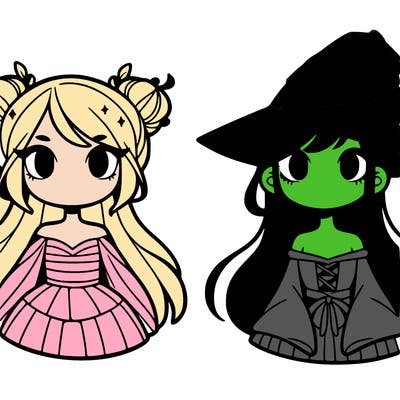 alphaba glinda