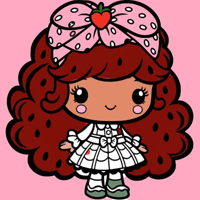 strawberry shortcake girl