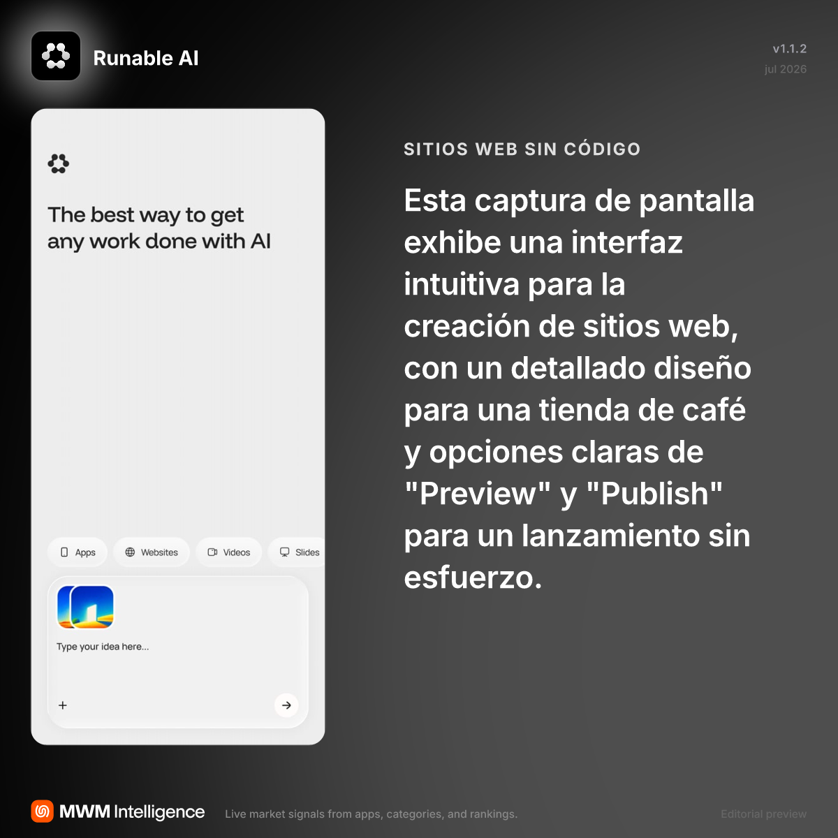 Runable AI - App de Productividad | MWM